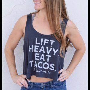 Belle & Bell Crop Top Workout Tank NWOT